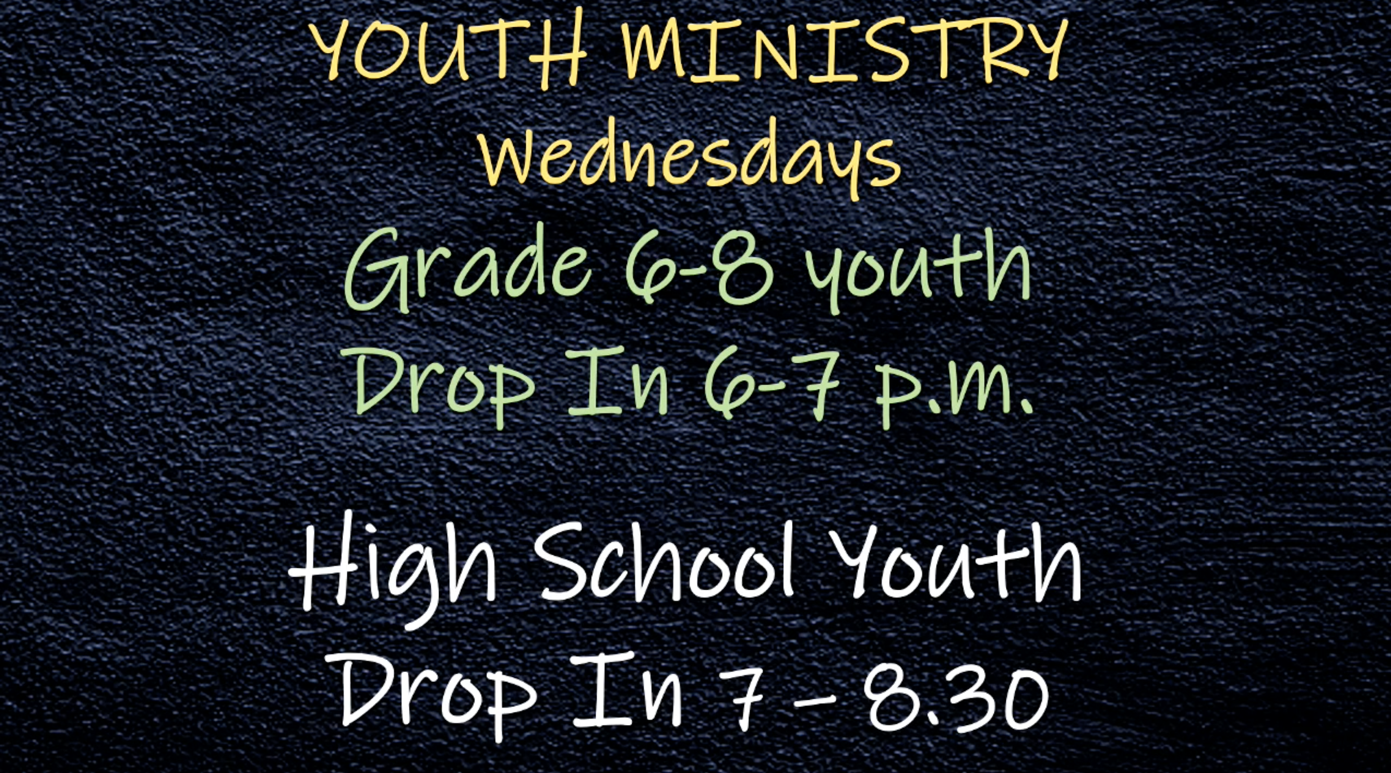Youth Ministries